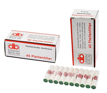 PACK 12 CAJITAS 40 FILTROS 9MM DB BERLIN CARBON AC