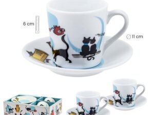SET 2 TAZAS GRANDES GATOS COD: 0005033