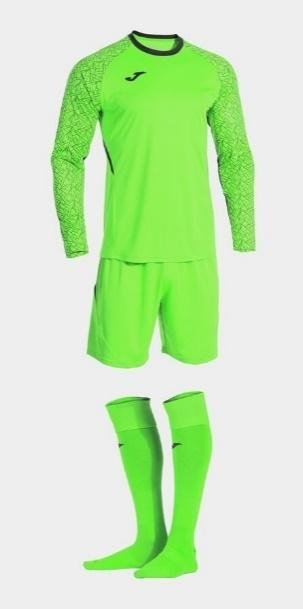 SET PORTERO HOMBRE JOMA PERFORMANGE GK VERDE FLÚOR / NEGRO COD: 104407.021