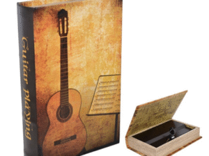 LIBRO-CAJA FUERTE GUITARRA 16x5x24CM. CD: 41323