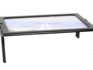 LUPA PÁGINA A4 12 LEDS Aumento:3x NEGRA CARGA USB. CD: 42120