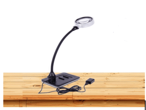 LUPA SOBREMESA FLEXIBLE LEDS-28 AUM.10X DIA.LENTE. CD: 42766