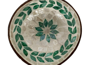 SET 2 CUENCOS VERDE DE DIFERENTES DISEÑOS