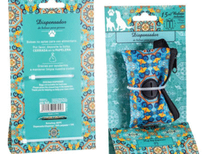 SOPORTE BOLSAS PERRO AZULEJO VERDE COD. 0014705