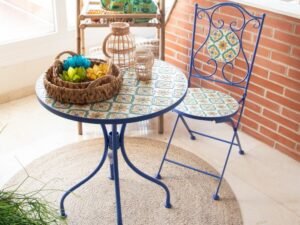 CONJUNTO MESA + SILLA MODELO MOSAICO COD: 33860 + 33861