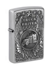 ENCENDEDOR ZIPPO CROMADO TRUCKER 2007434. COD:31163