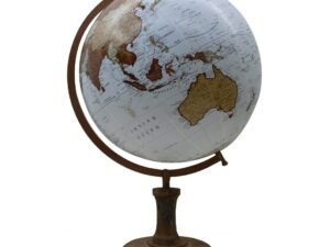 GLOBO TERRAQUEO EN PVC Y MADERA. 45 CM. COD: 33702