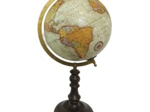 GLOBO TERRAQUEO EN PVC Y MADERA. 20CM. COD: 22980