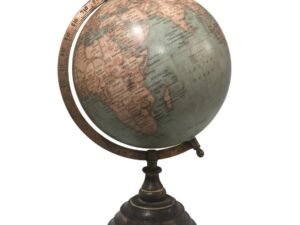 GLOBO TERRAQUEO EN PVC Y MADERA. 20CM. COD: 22989