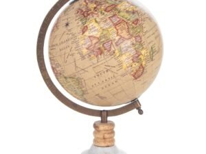 GLOBO TERRAQUEO EN PVC Y METAL. 20CM. COD: 18965