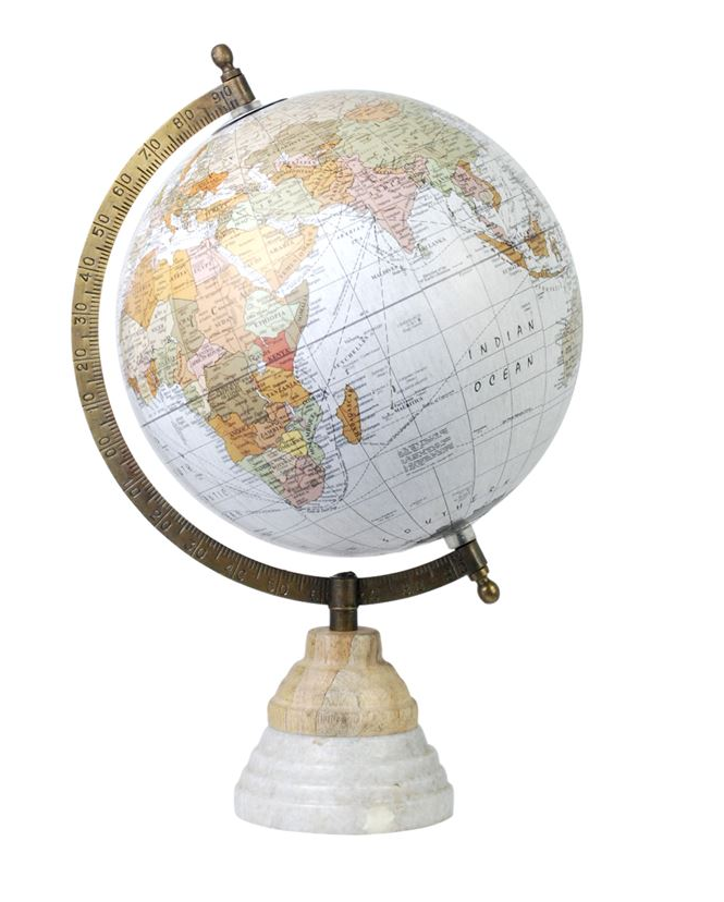 GLOBO TERRAQUEO EN PVC Y METAL. 20CM. COD: 13093 - Imagen 2