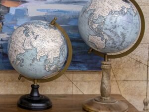 GLOBO TERRAQUEO EN PVC Y METAL. 20CM. COD: 3149