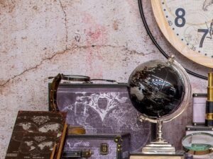 GLOBO TERRAQUEO EN PVC Y METAL. 20CM. COD: 22992