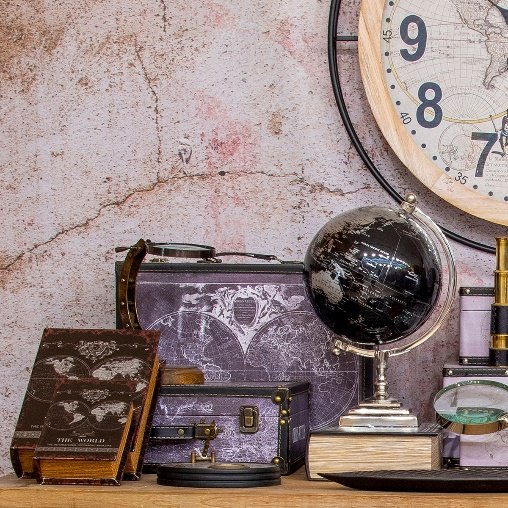 GLOBO TERRAQUEO EN PVC Y METAL. 20CM. COD: 22992