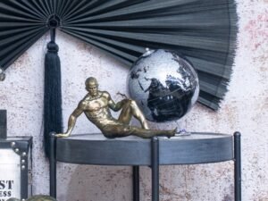 GLOBO TERRAQUEO EN PVC Y METAL. 20CM. COD: 18857