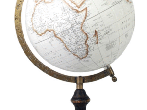 GLOBO TERRAQUEO EN PVC Y MADERA. 20CM. COD: 13092