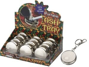 DISPLAY-12 CENICEROS BOLSILLO CROMADOS STDOS COD: 30285