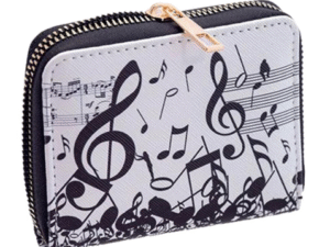 PACK 3 MONEDEROS CREMALLERA MUSICA 11X9CM J103. COD: 41555