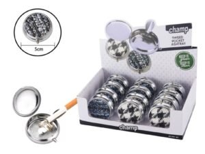 DISPLAY-12 CENICEROS BOLSILLO TWEED STDOS. 4051916 COD: 31496