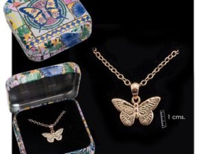 COLGANTE MARIPOSA ORO ROSA COD: 0000695