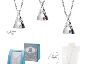 COLGANTE MENINA PIEDRA VESTIDO 3 SURTIDO COD: 0006383