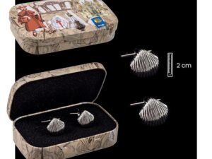 GEMELOS CONCHAS PLATEADAS COD: 0013054