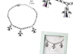 PULSERA 3 ANGELES COLGANDO COD: 0007042