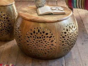 MESA AUXILIAR GRANDE MODELO HOJALATA COD: 30536