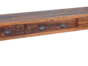 MESA BAJA CON CAJONES MODELO CONSOLA.  COD: 19555