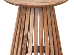 MESA CIRCULAR DE INTERIORES DE MADERA.  COD: 32568