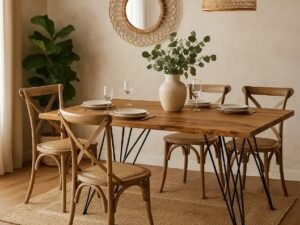 MESA DE INTERIORES DE MADERA. COD: 36084