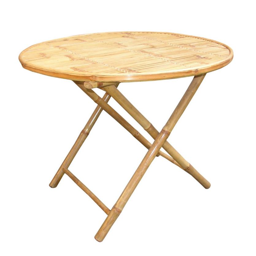 MESA DE PATIO DE BÁMBÚ PARA PATIO. COD: 36078