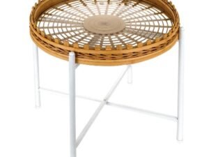 MESA MODELO RUEDA BAMBÚ COD: 23239