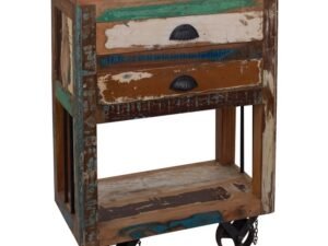 MESITA DE NOCHE TOPO CARRO VITAGE COD: 27845