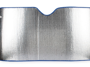 PARASOL DELANTERO DE COCHE. TAMAÑO 180 X 80 CM. PLATEADO.