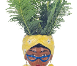 JARRÓN CABEZA MUJER PENDIENTES LIMONES. MOD: MUJER I. COD: 35120
