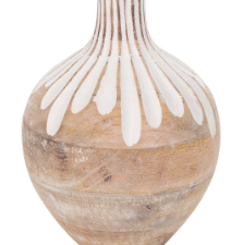 JARRÓN DE MADERA. GRANDE. MOD: ANTIGUO XI. COD: 34038.