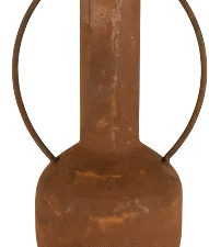 JARRÓN DE METAL DOS ASAS. MOD: ANTIGUO XV. COD: 34880.