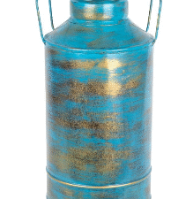 JARRÓN DE HOJALATA FORMA LECHERA. PEQUEÑA. MOD: ANTIGUO XVIII. COD: 34072.