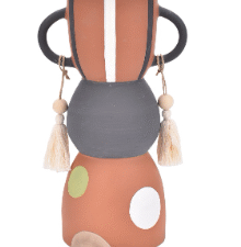 JARRÓN DE CERÁMICA CON ASAS. MOD: PICASSO V. COD: 31065.