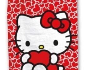 TOALLA DE PLAYA MODELO HELLO KITTY. DE MICROFIBRA. MULTICOLOR. TAMAÑO 70x140. COD: 39035HK-BTM-NEW