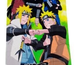 TOALLA DE PLAYA MODELO NARUTO. MICROFIBRA. MULTICOLOR. TAMAÑO 70x140. COD: 39002NRT-BTM-NEW