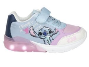 ZAPATILLAS TIPO DEPORTIVA DE TPR CON LUCES DISNEY STITCH. COD: 422300006353-CRD