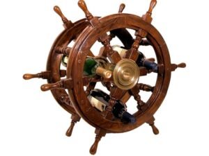 BOTELLERO DISEÑO DE TIMÓN.  COD: 6404