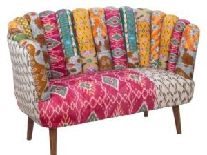 SOFÁ TEXTIL ACRÍLICO.  COD: 28344