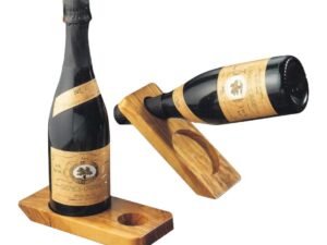 BOTELLERO DE MADERA DE OLIVO. COD: 280