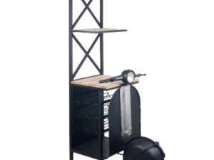 MUEBLE-BAR MODELO MOTO VESPA BAR NEGRO PARTE DELANTERA. COD: 16102