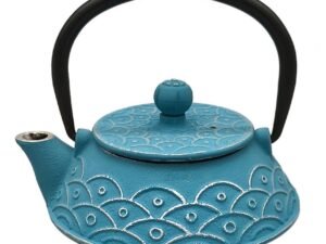 TETERA DE HIERRO COLADO DE 0,3 L. AZUL. COD: 34186