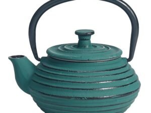 TETERA DE HIERRO COLADO DE 0,3 L. VERDE. COD: 29425