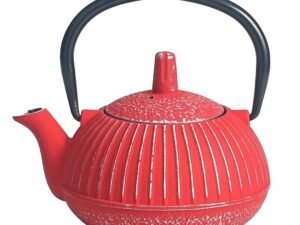 TETERA DE HIERRO COLADO DE 0,3 L. ROJO. COD: 29430